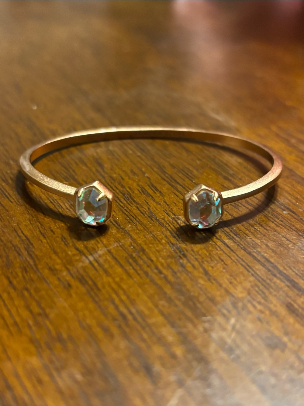 Kendra Scott rose gold bangle bracelet